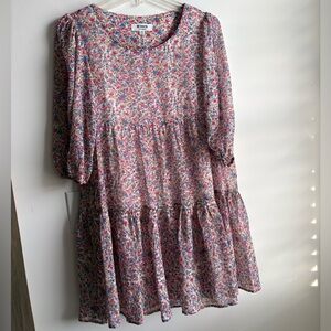 BB Dakota Multicolor Floral Kids Dress
